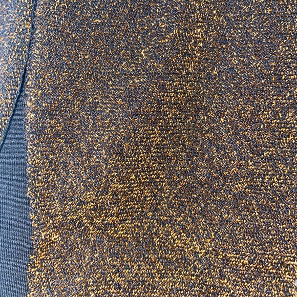 gold & black sparkle “party” mini skirt - Picture 3 of 5